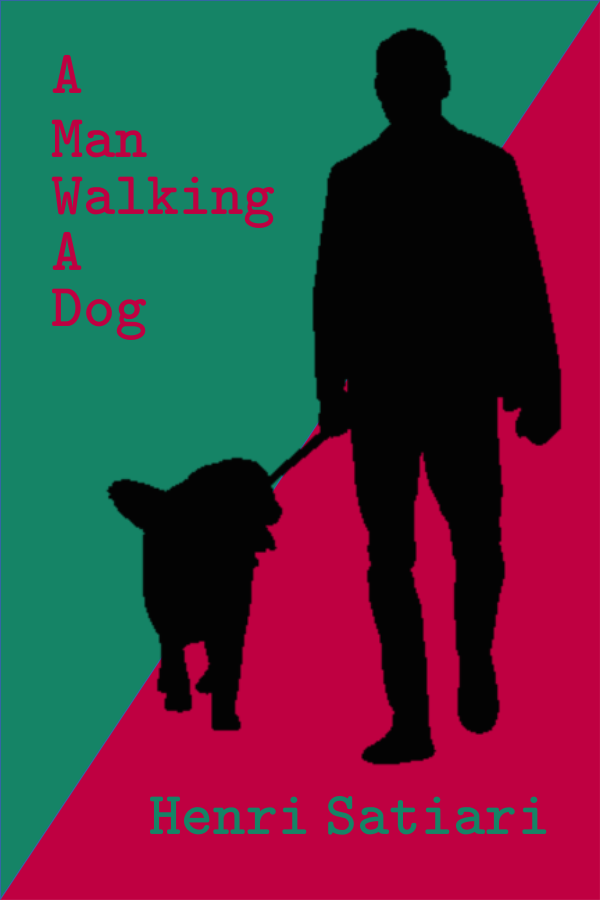 A man walking a dog cover